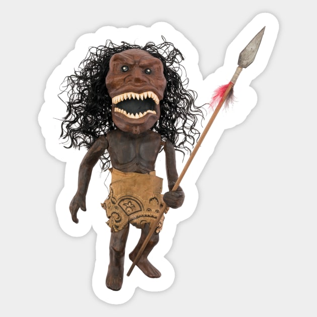 Zuni Doll from Trilogy of Terror Sticker by Scum & Villainy